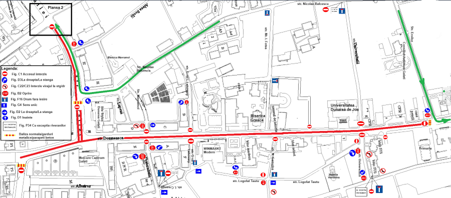 Restricții de trafic pentru buna desfășurare a evenimentului „Galați StreetFest – Ritmuri și culori”