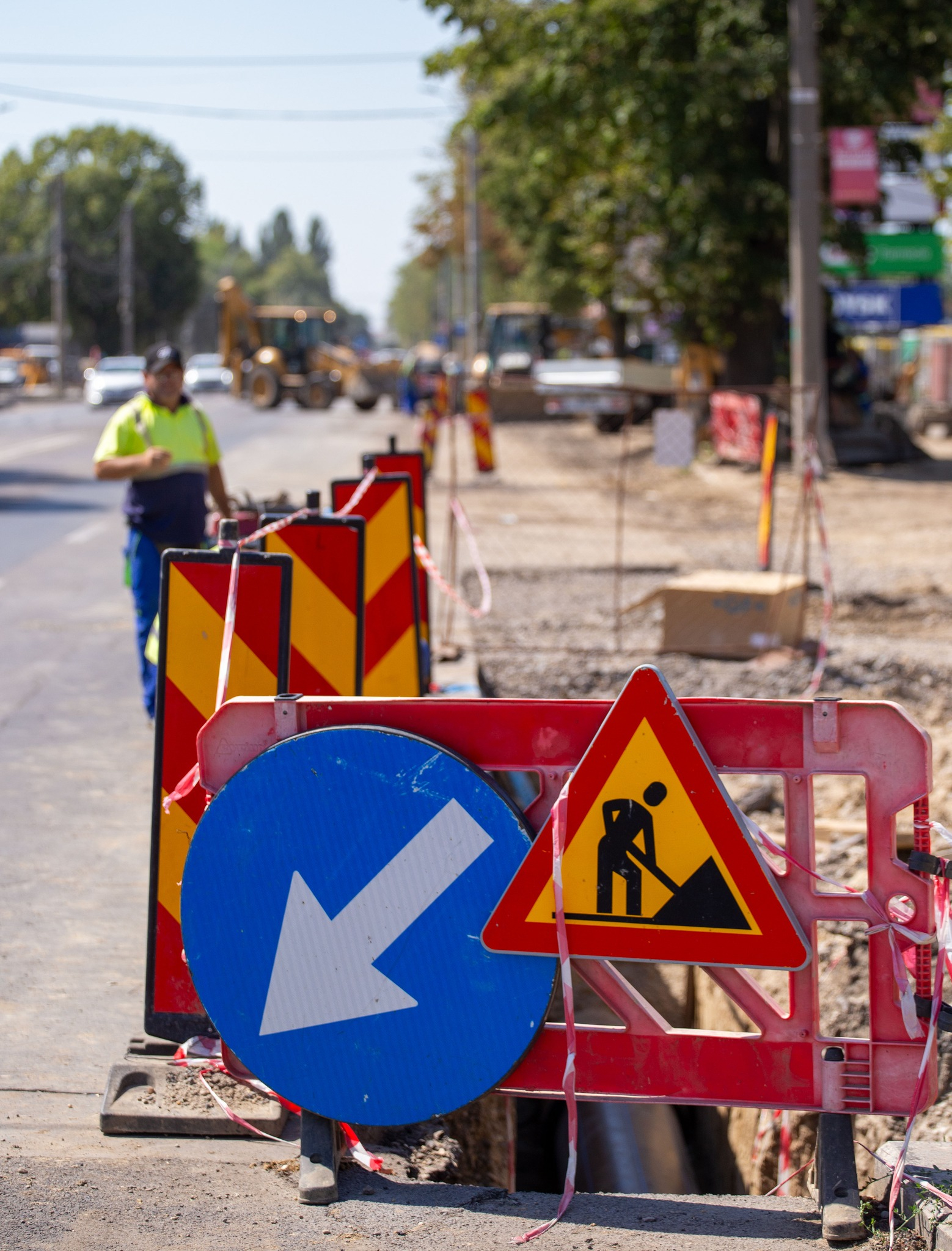 Restricții de trafic prelungite pentru modernizarea bulevardului Coșbuc