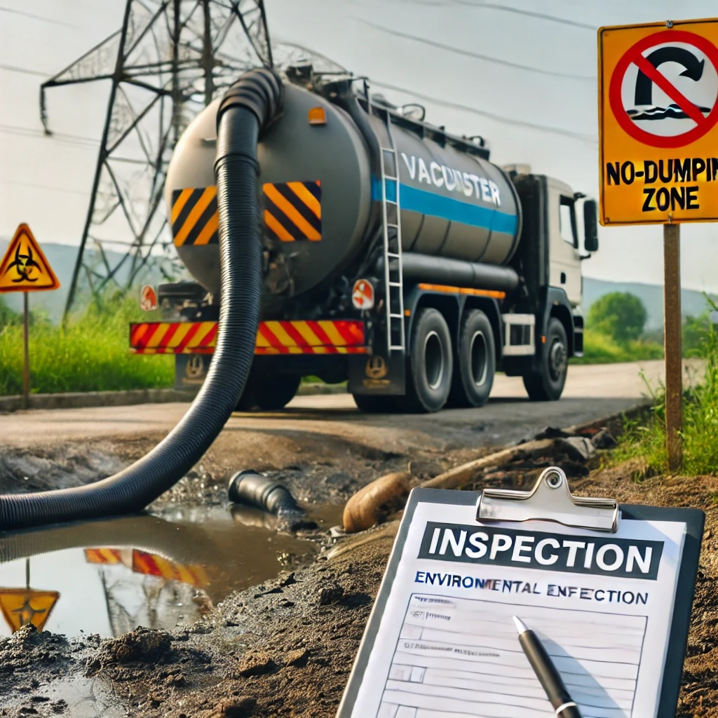 Operator de ape uzate din Tecuci, amendat de Garda de Mediu