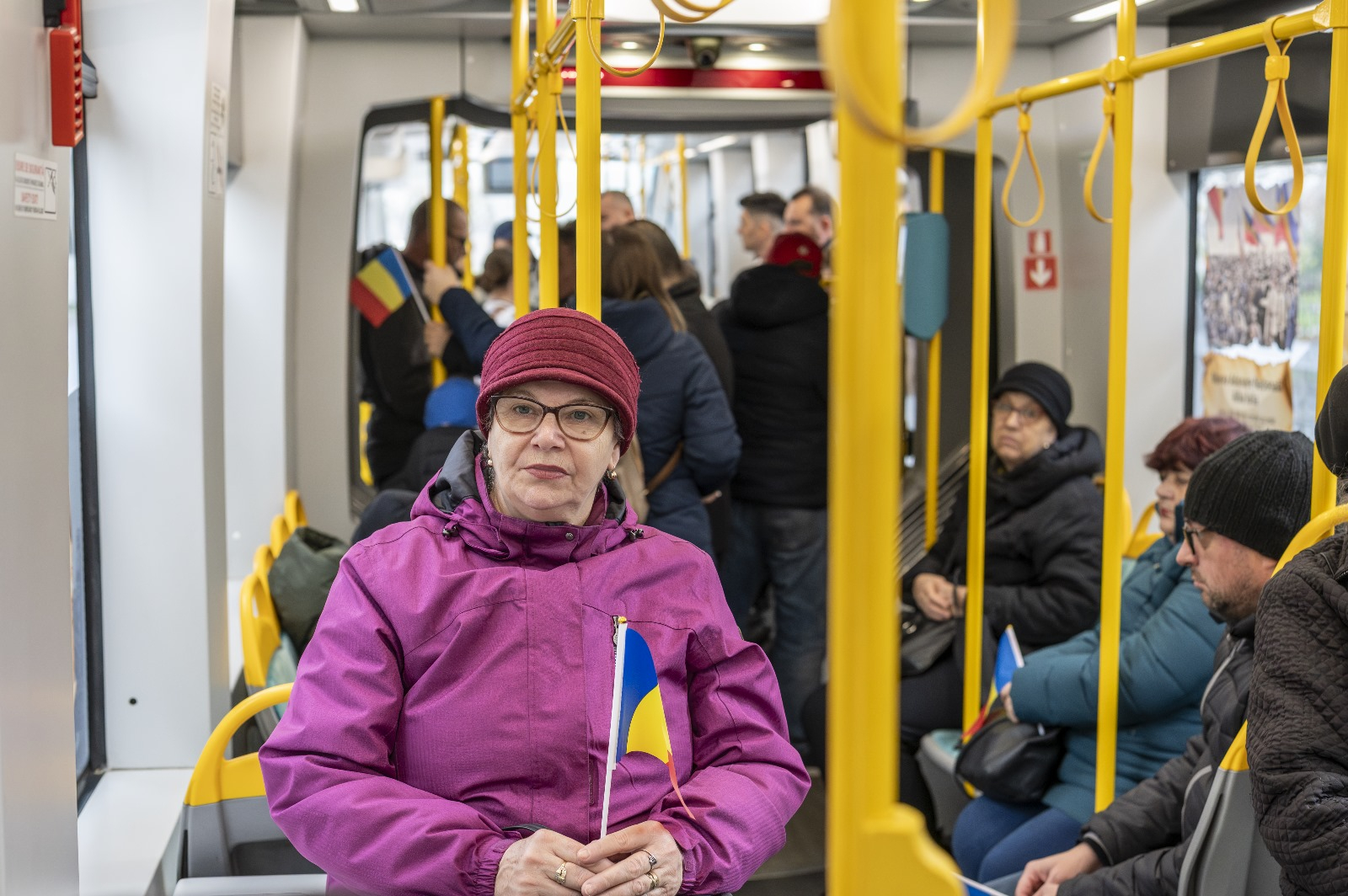 Gălăţenii, încântaţi de „Tramvaiul Marii Uniri”