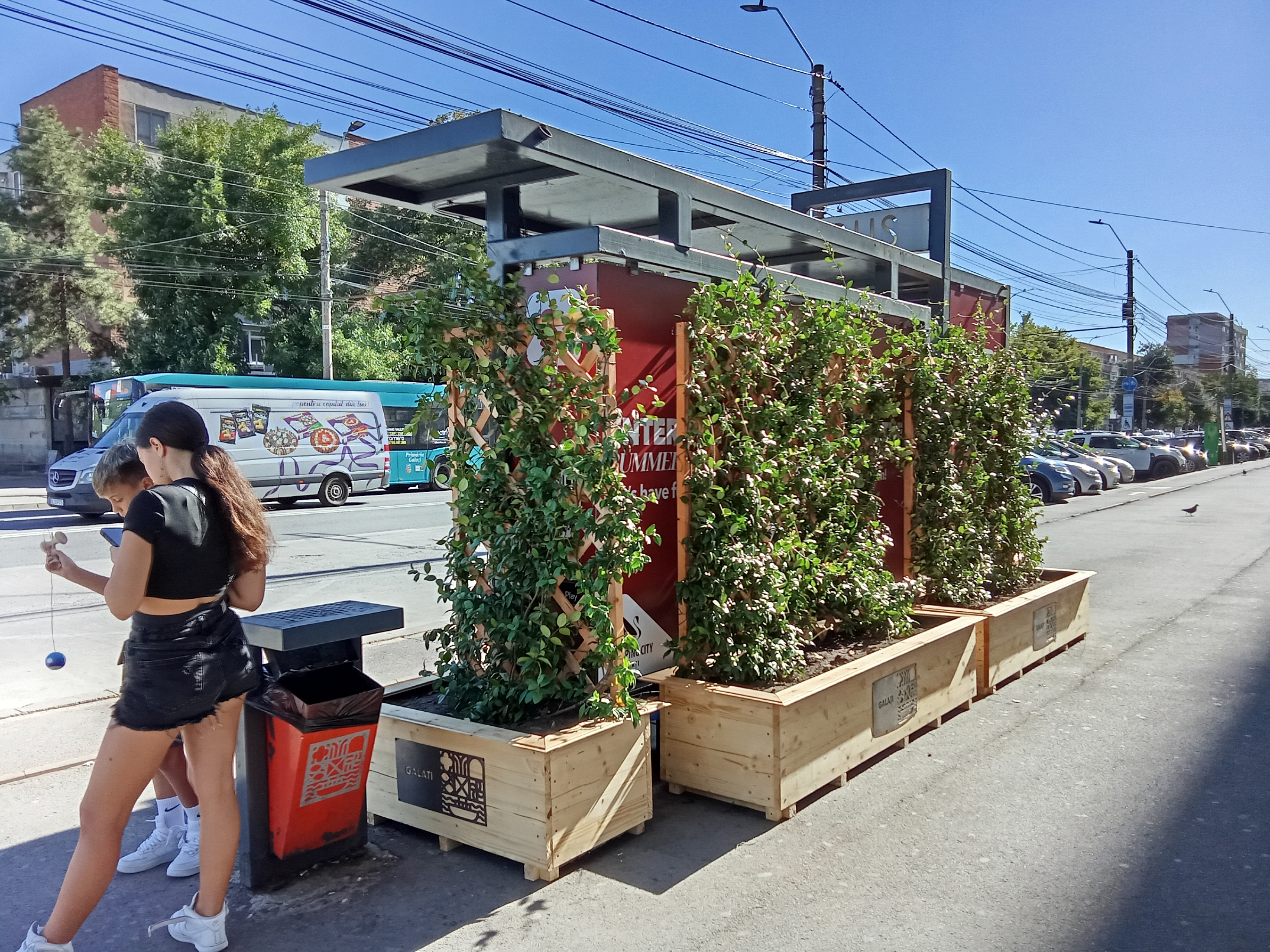 Cât a costat amenajarea primei staţii „verzi” din Galaţi (FOTO)