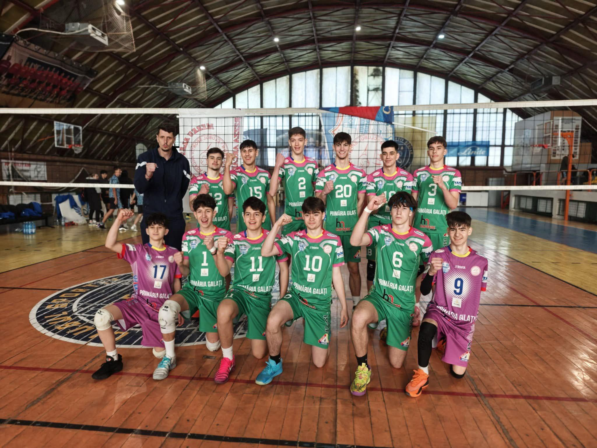 Turnee finale pentru echipele gălățene de volei