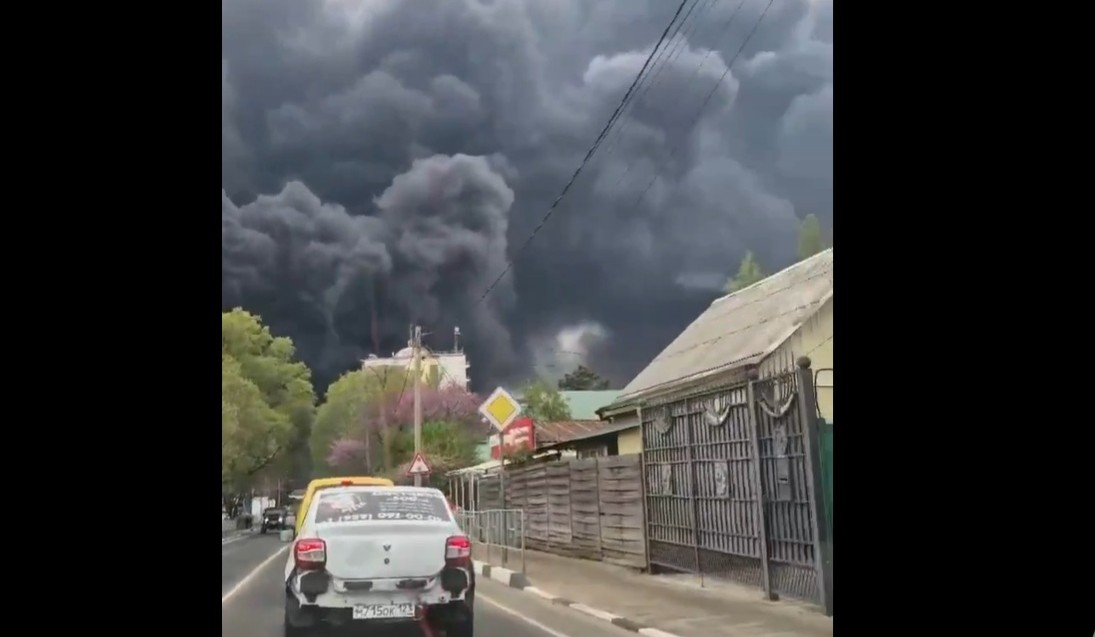 Ploaie de petrol într-un oraș din sudul Rusiei