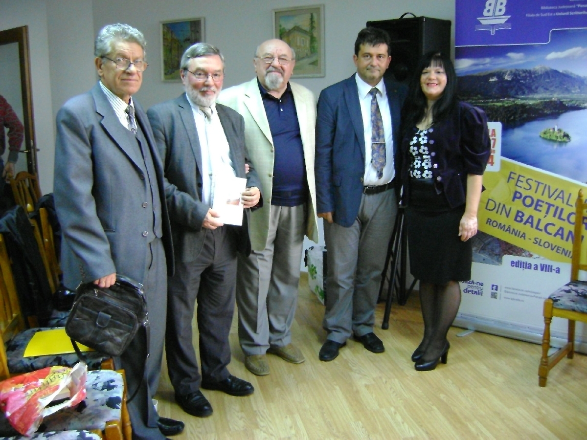 Distincţii franceze la Balcaniada de Poezie - Brăila/ Diplome pentru Zanfir Ilie şi poetul Grigore Mărăşanu