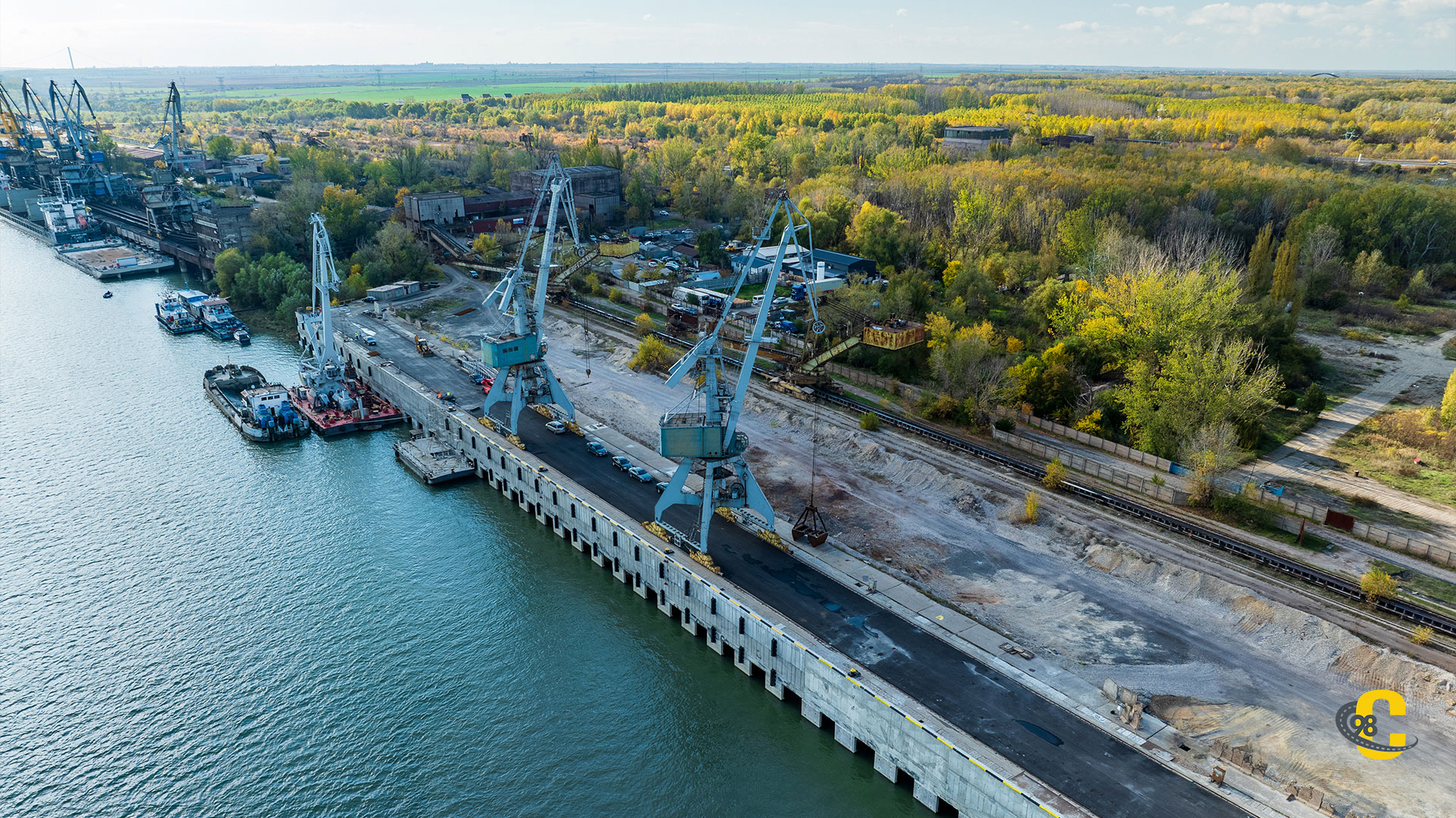 Toate danele Portului Mineralier, din nou funcționale