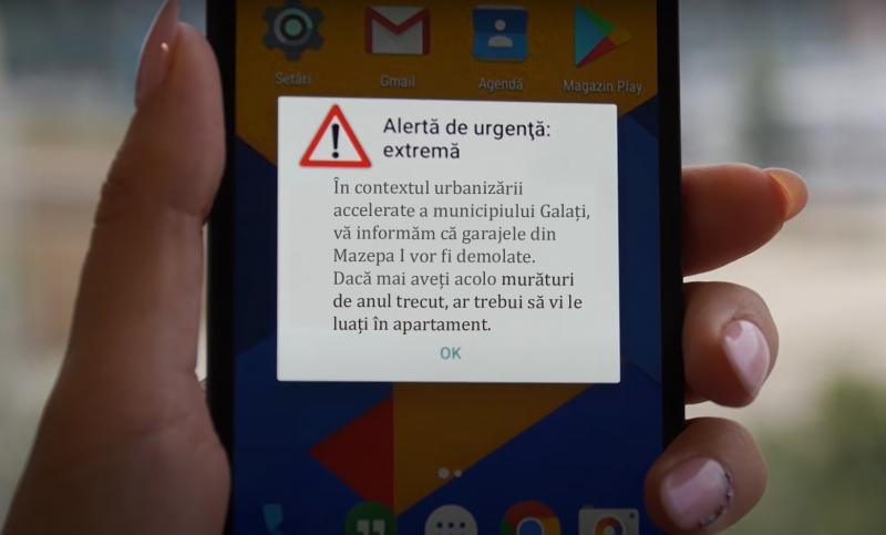 RO-ALERT va anunța dărâmarea garajelor (PAMFLET)