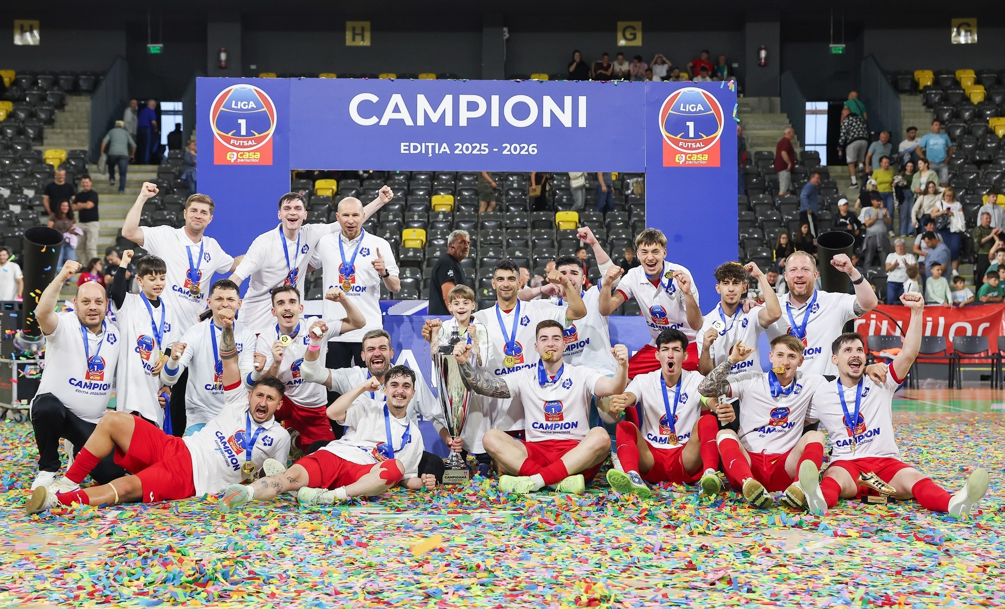 United Galați, campioana României pentru a cincea oară consecutiv