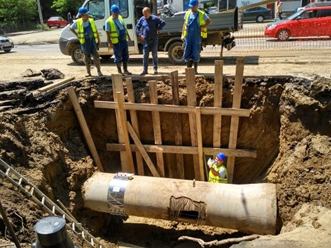 UPDATE. Lucrările la avaria de pe Stadionulului vor dura aproape toată ziua