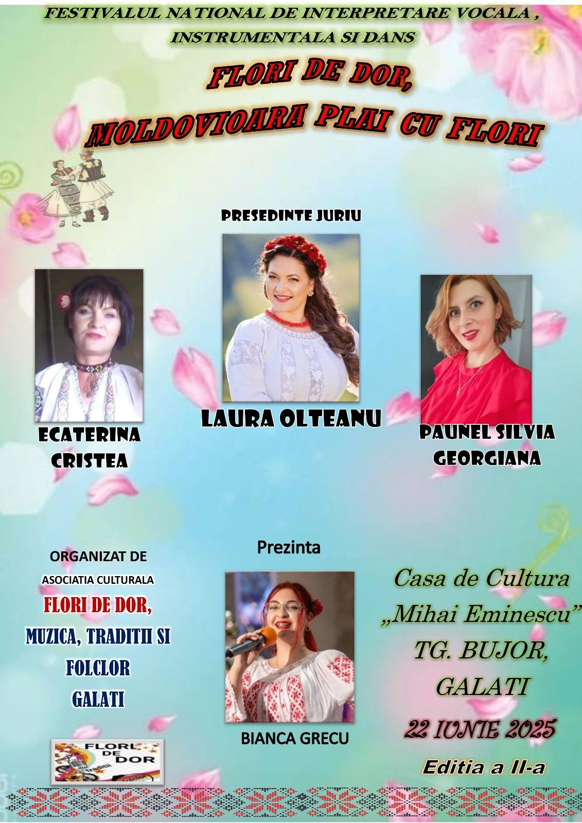 Sărbătoare cu folclor autentic la Târgu Bujor