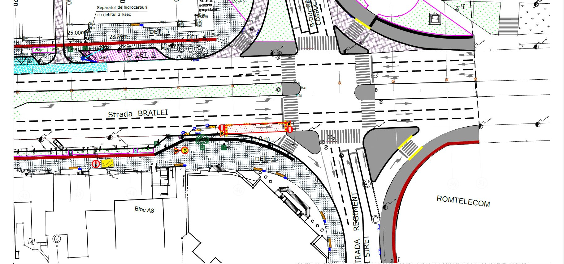 Lucrări de reparaţii vor afecta traficul pe strada Brăilei
