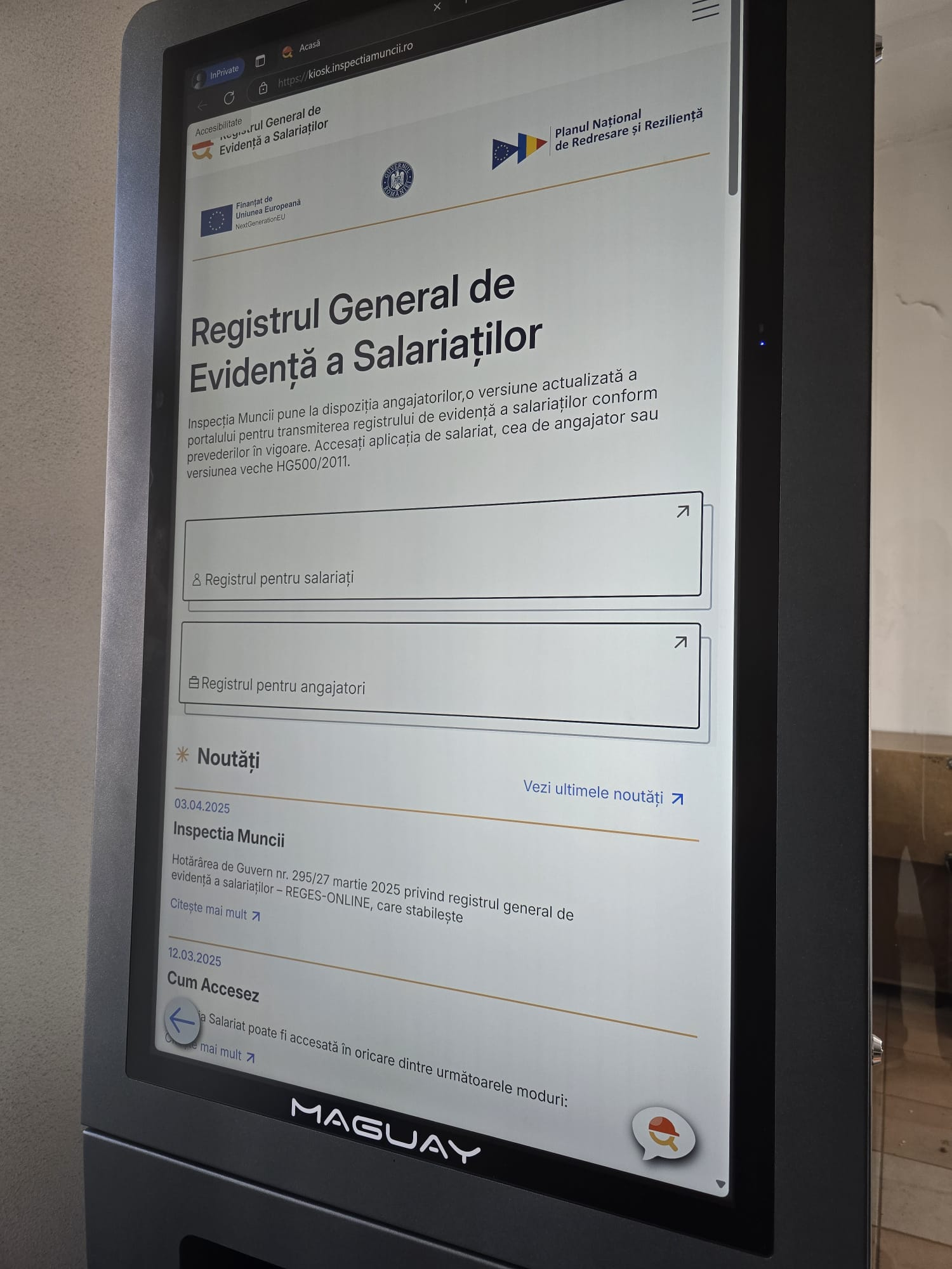 Videoconferință dedicată sistemului REGES Online