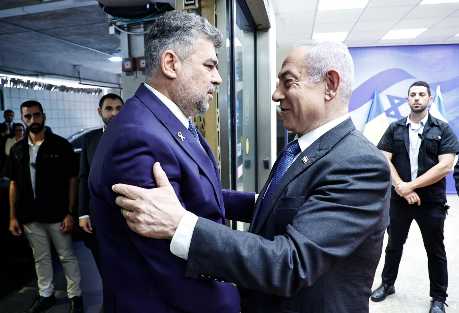 Premierul Marcel Ciolacu s-a întâlnit cu Benjamin Netanyahu