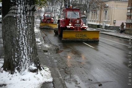 Plugurile şi sărăriţele scot Galaţiul de sub gheaţă
