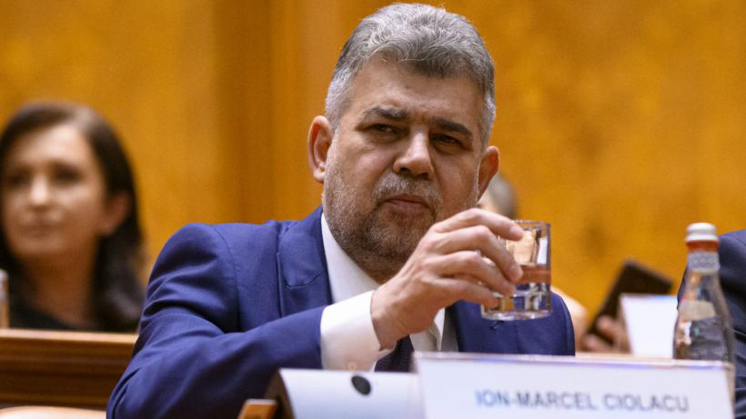 Ciolacu a venit în Parlament cu facturile Nordis