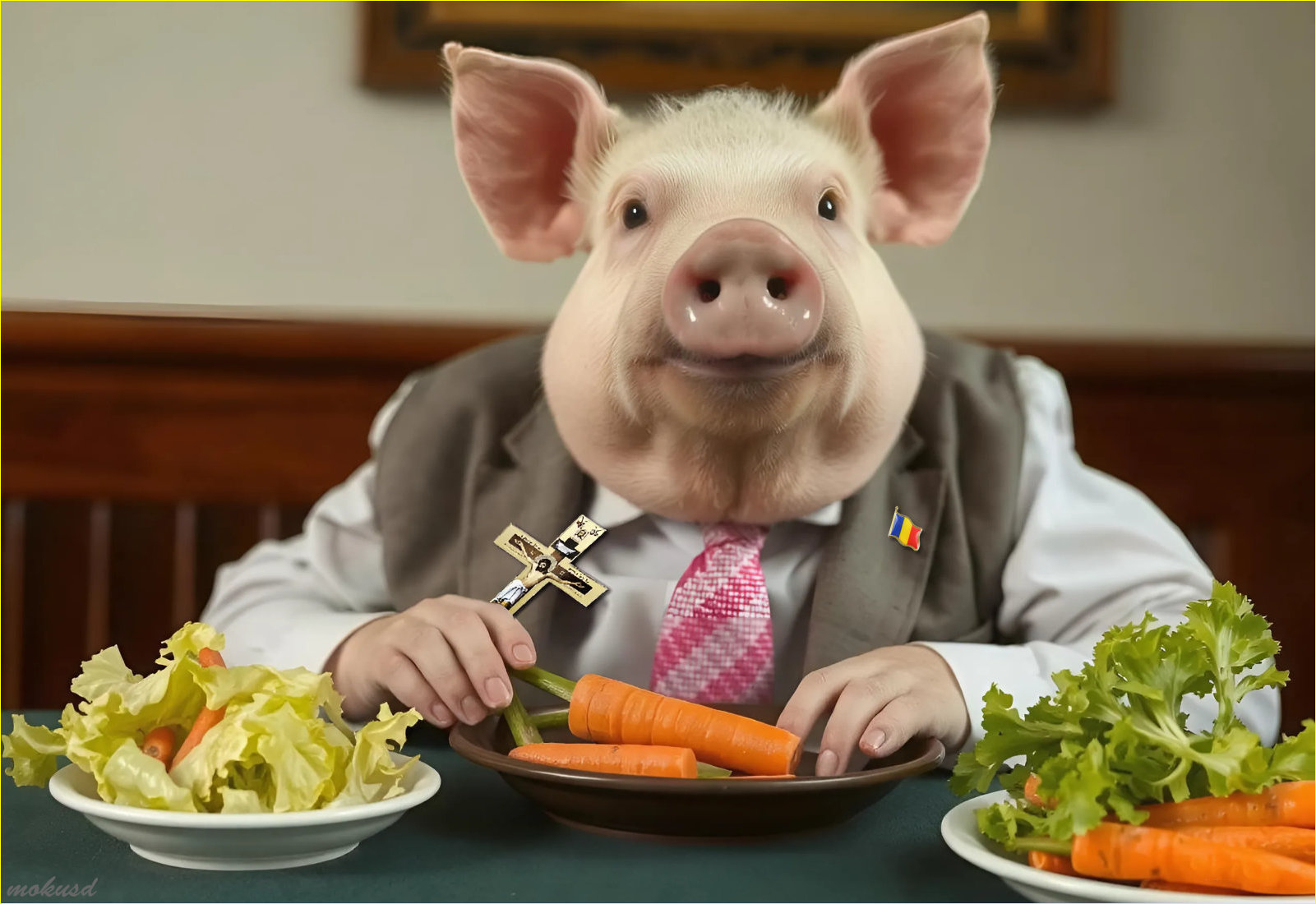 Din cauza cărnii de porc, politicienii fac pana postului