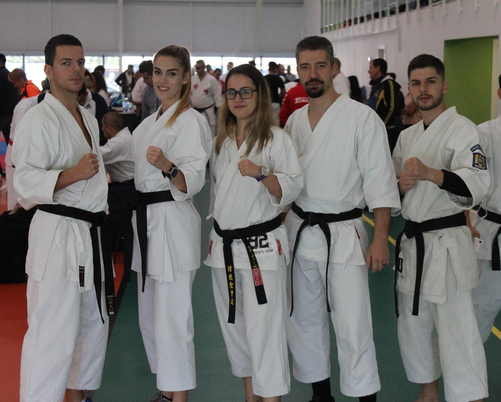 Performanțe gălățene la Campionatul Național de Karate CS Kodo și Karate Club, opt medaliați