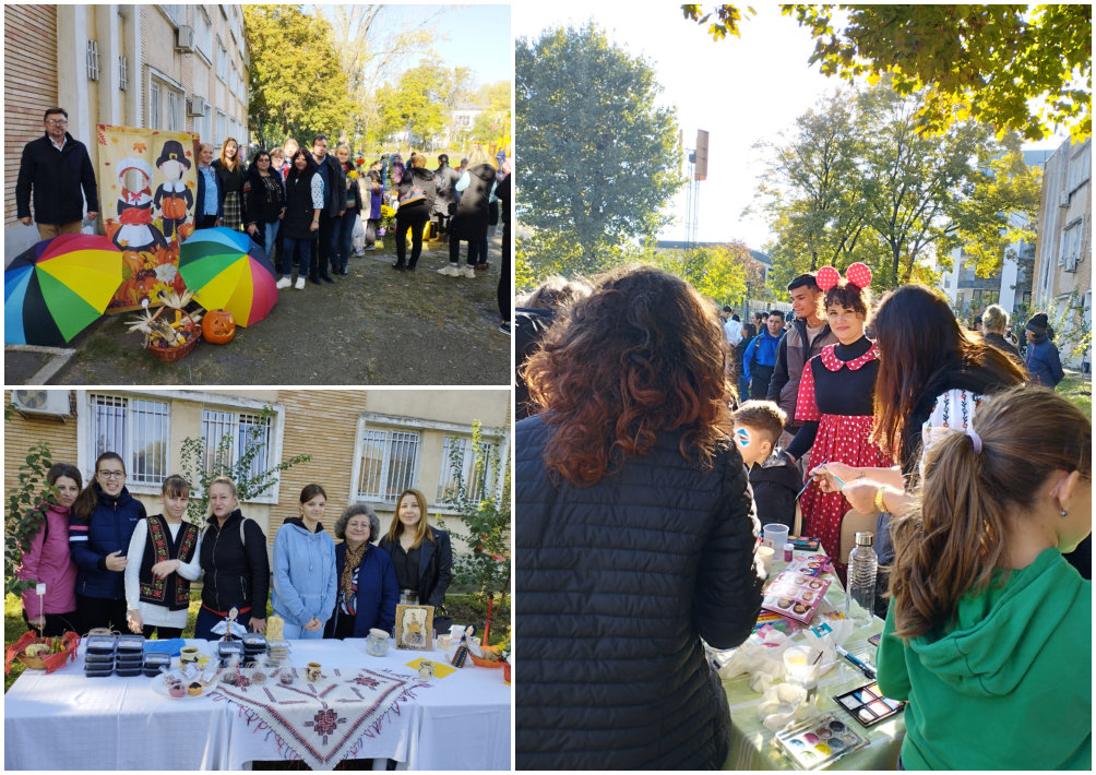 Târg de toamnă la Școala Specială „Emil Gârleanu”. Cum învaţă o meserie copiii de aici