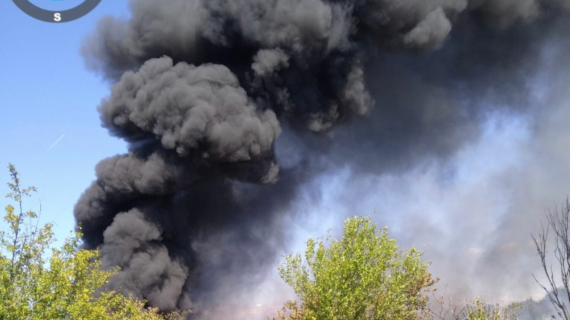 Panică generală din cauza unui foc nesupravegheat