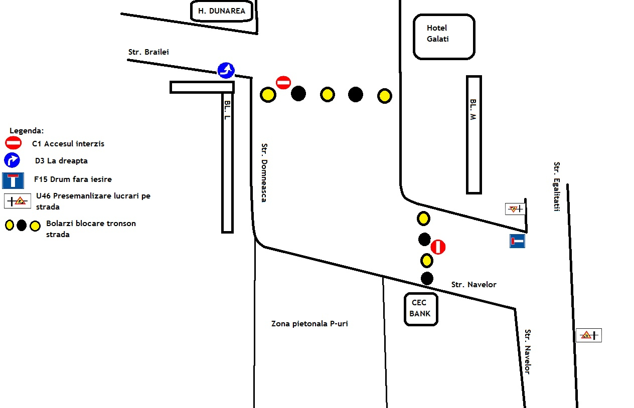 Traficul auto în zona Spicu, închis timp de o lună şi jumătate