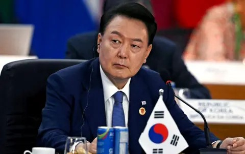 Președintele Yoon Suk Yeol, interdicție de a părăsi țara
