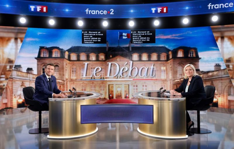 Macron și Le Pen, "bătălia finală" televizată înainte de votul la urne