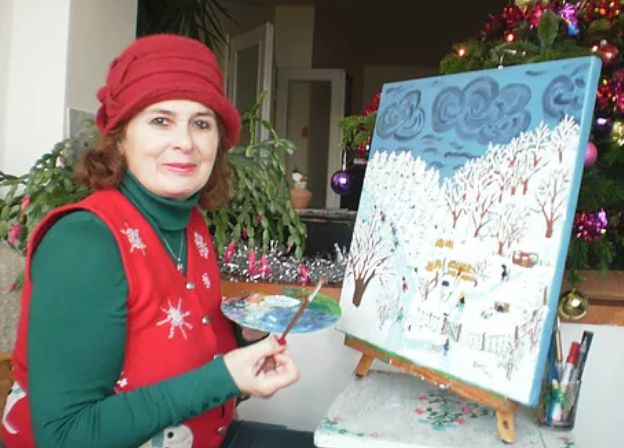 Vernisaj de pictură naivă la Liceul de Artă din Galați