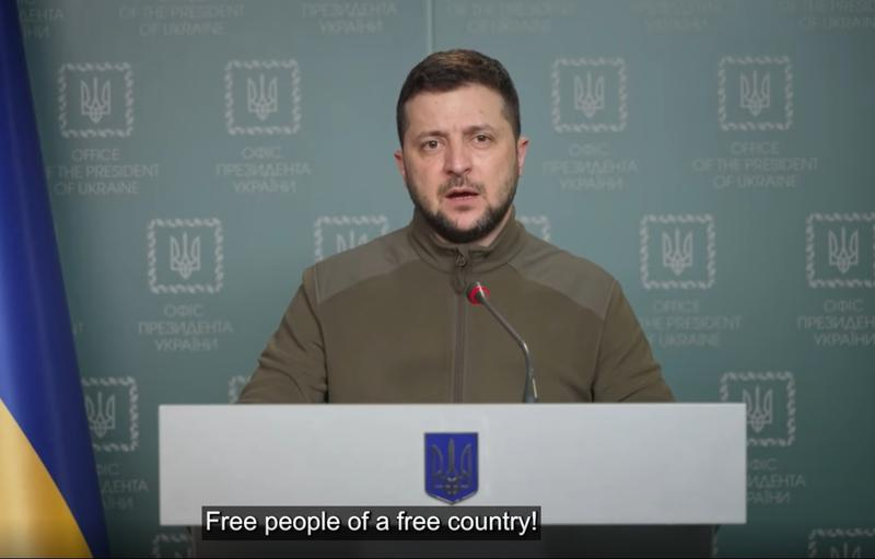 Zelenski laudă curajul ucrainenilor care au arătat că ”navele ruseşti pot merge... doar la fund"