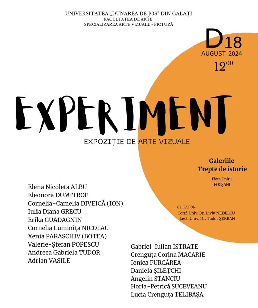 Expoziţie a celor mai tineri artişti gălăţeni, la Focşani