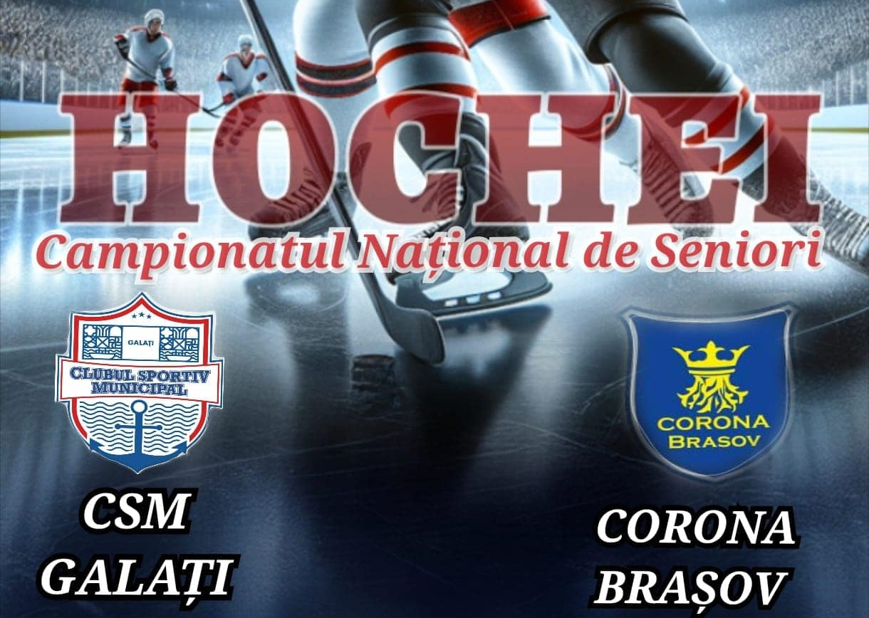 Dublă partidă de hochei la Pationarul "Dunărea". Din sportul gălăţean