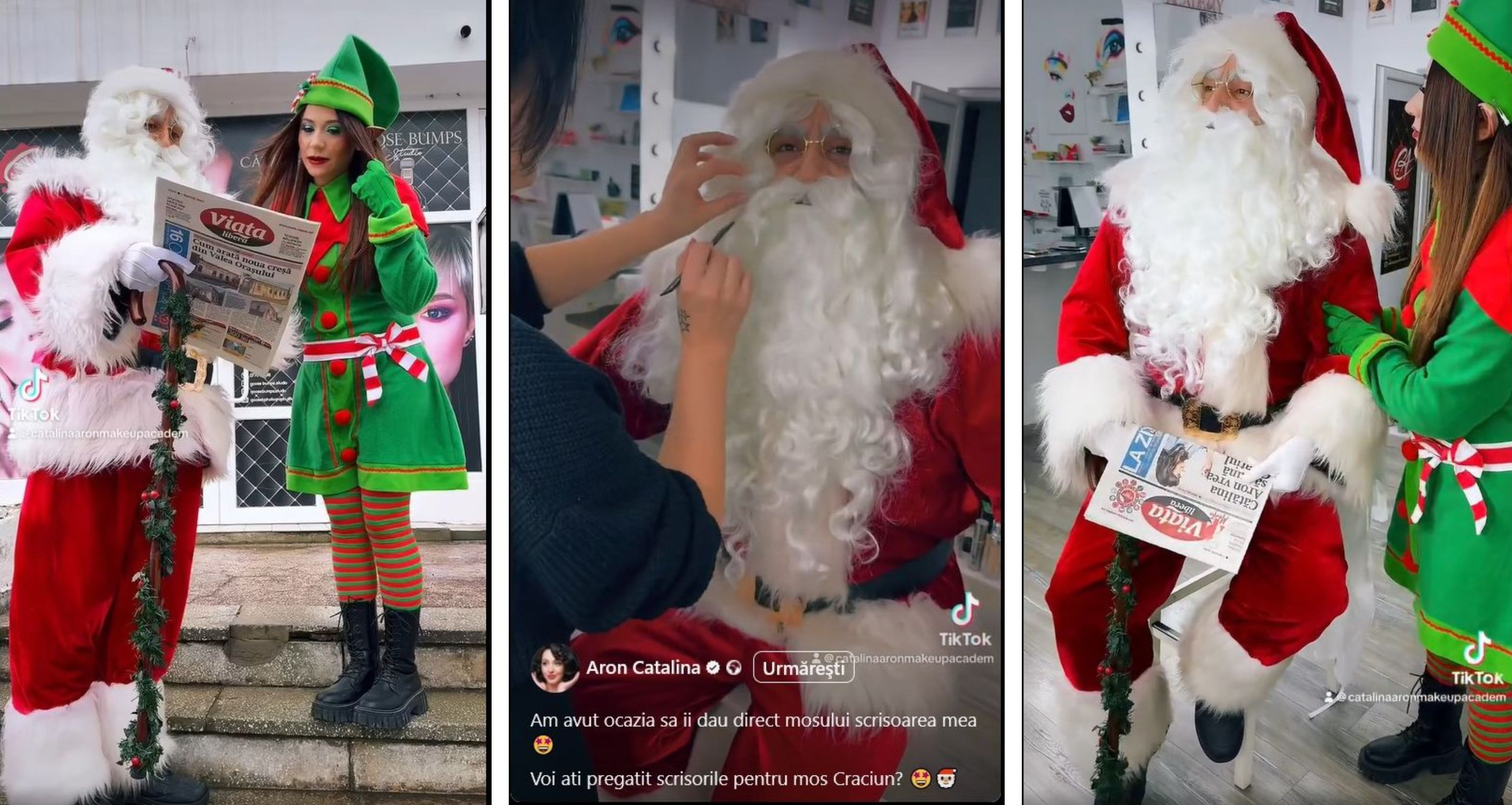 Moș Crăciun e gălățean... și citește „Viața liberă”