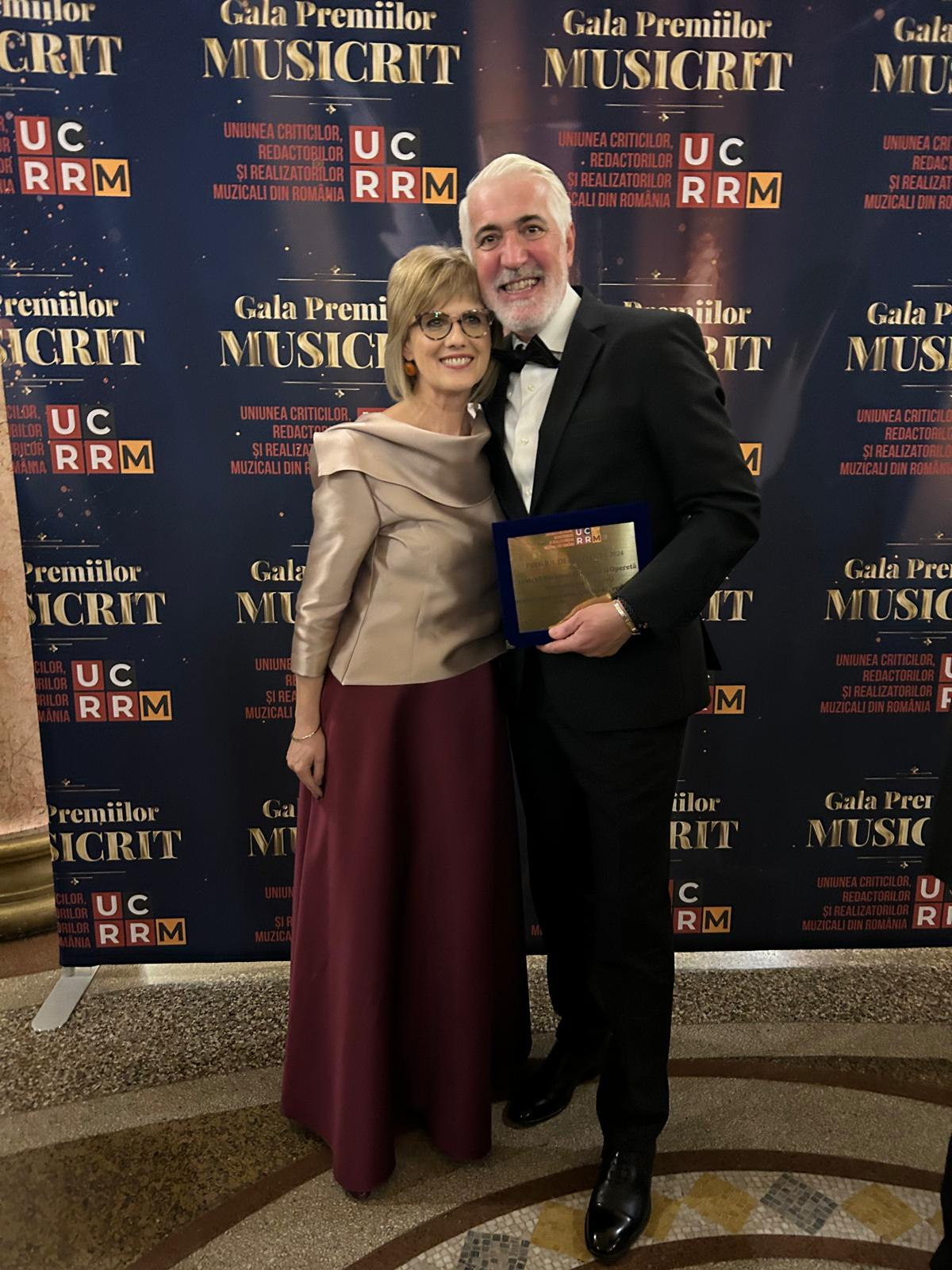 Opera gălățeană a primit Premiul de Excelență la Gala Premiilor "MUSICRIT"