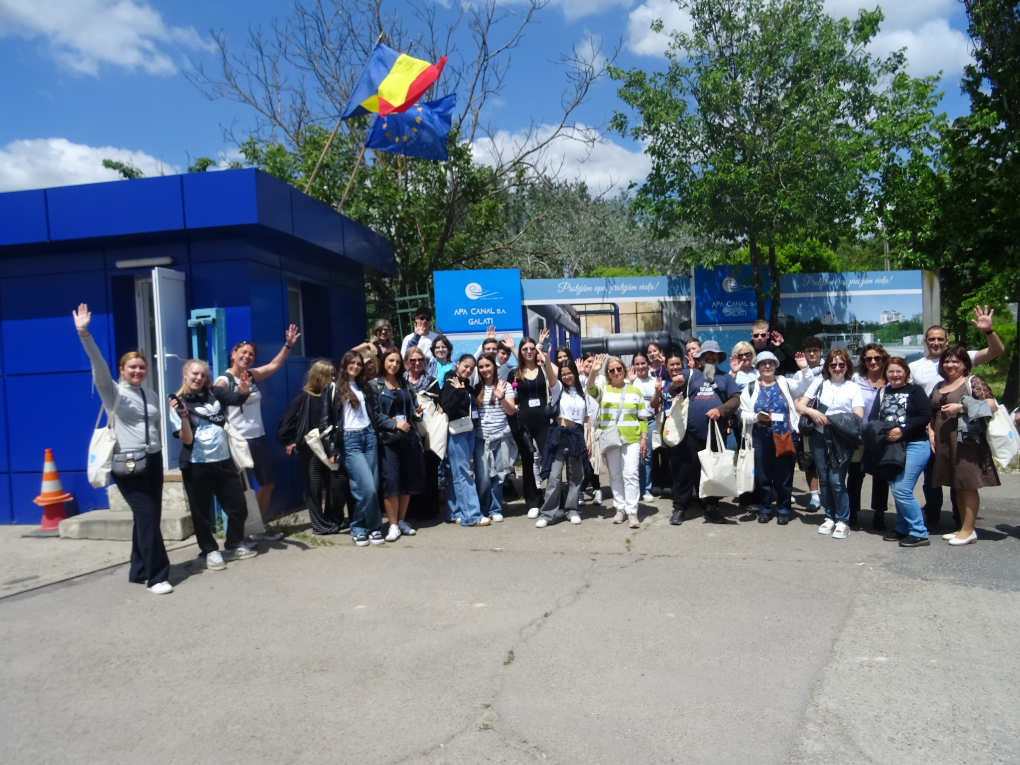 Oaspeți europeni la Uzina de Apă din Galaţi