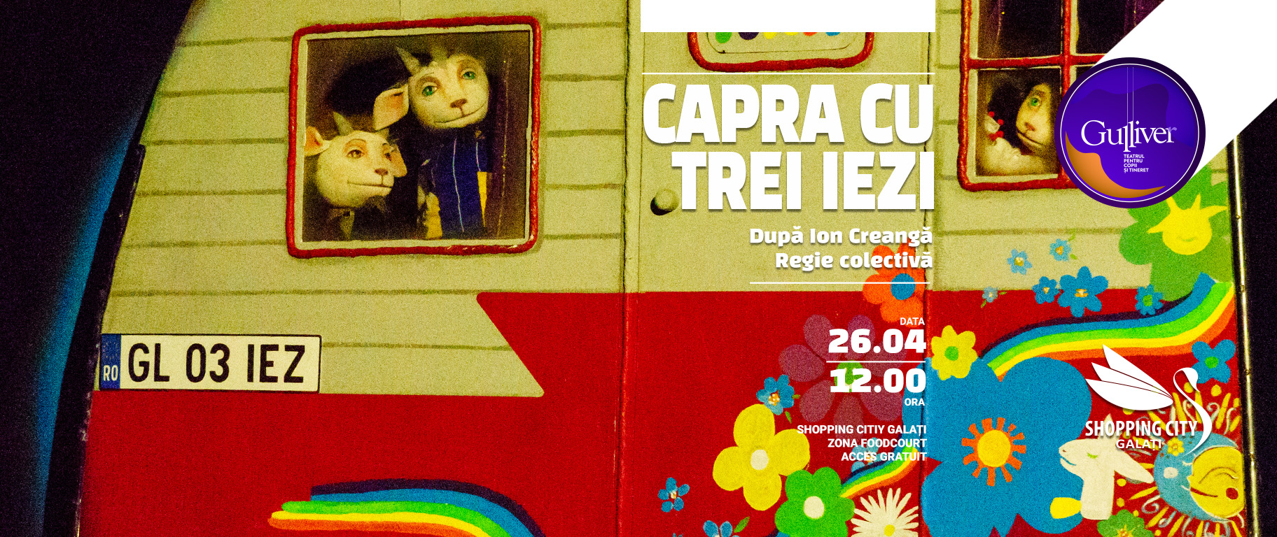 „Capra cu trei iezi”, la Shopping City