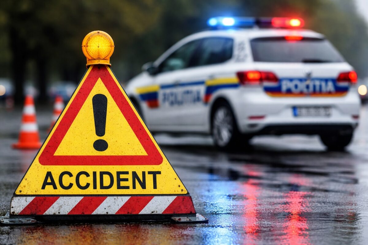 Băut și cu permisul suspendat, a provocat accident, a fugit și apoi s-a întors cu o mașină furată