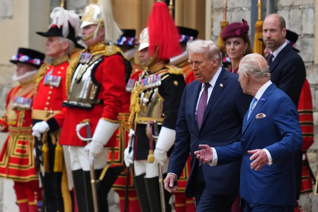 Donald Trump, primit de Regele Charles la Castelul Windsor