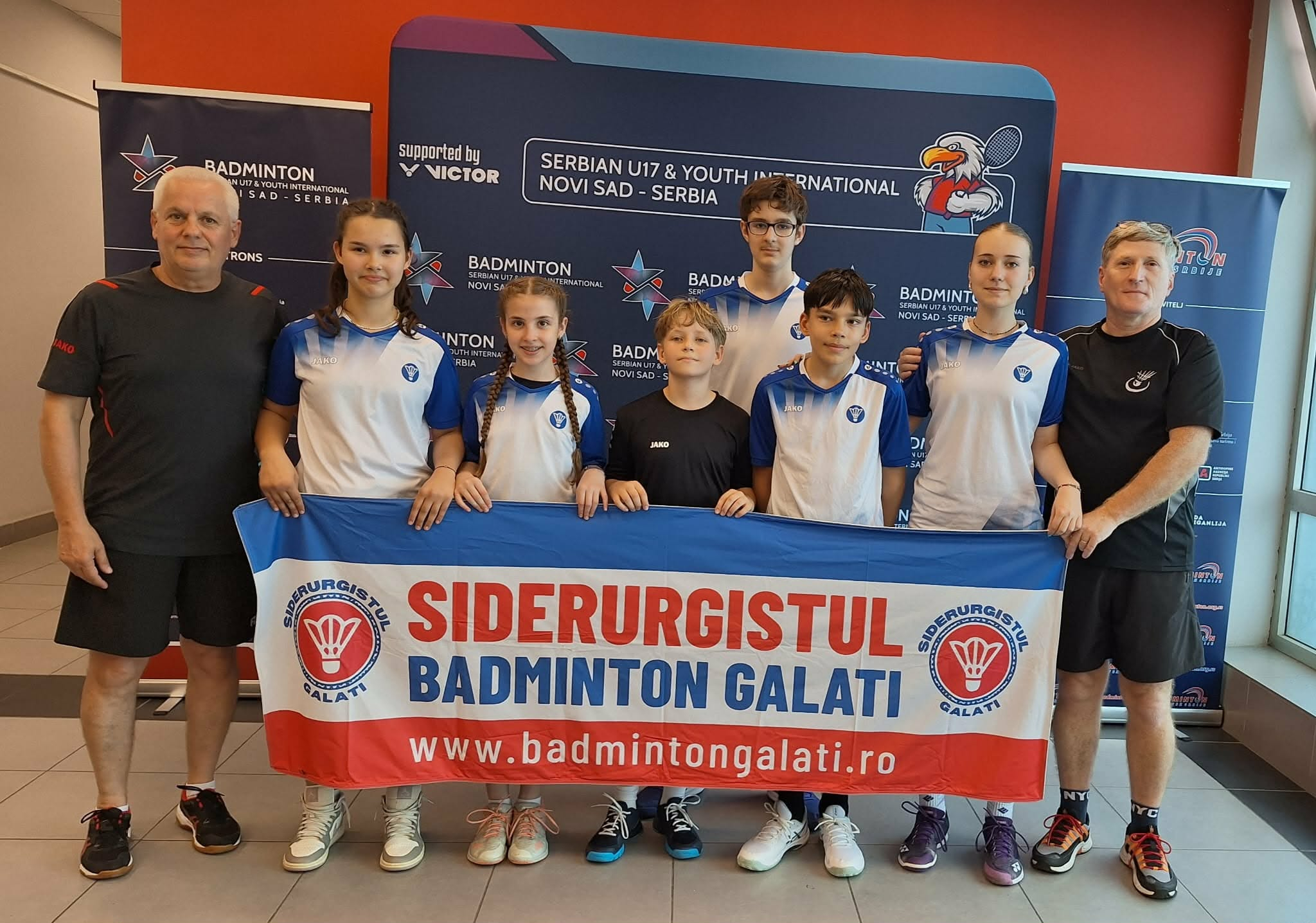 Turneu internațional de badminton la Novi Sad. Din sportul gălățean