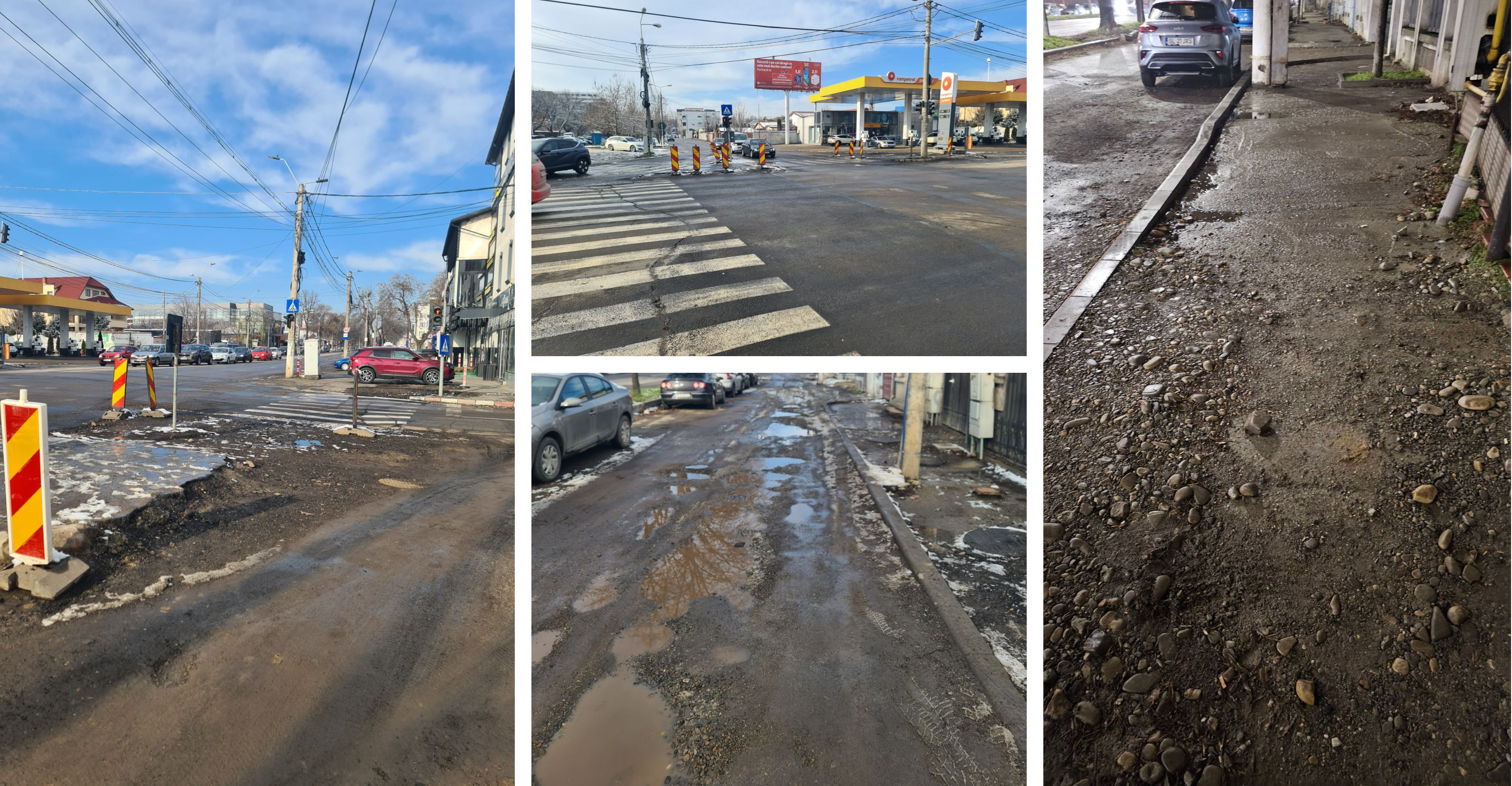 Aventură cu obstacole pe bulevardul George Coșbuc