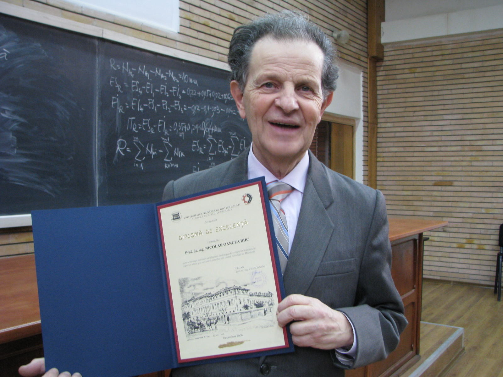 A trecut la cele veşnice prof. univ. dr. ing. DHC Nicolae Oancea