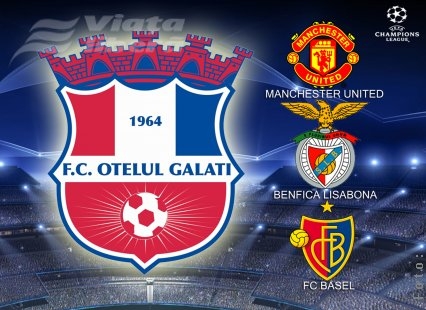 Oţelul se va confrunta cu Manchester, Benfica şi Basel în Liga Campionilor