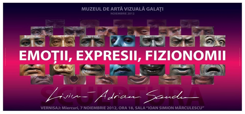 „Emoţii. Expresii. Fizionomii”: Liviu-Adrian Sandu, la prima expoziţie personală