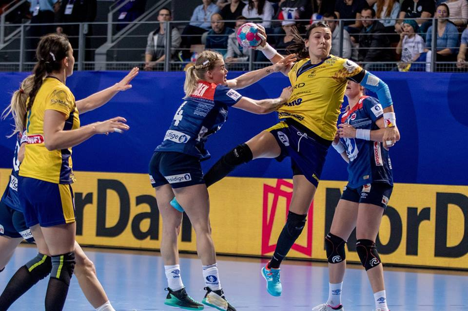 Naționala de handbal a României, prima înfrângere la Campionatul European
