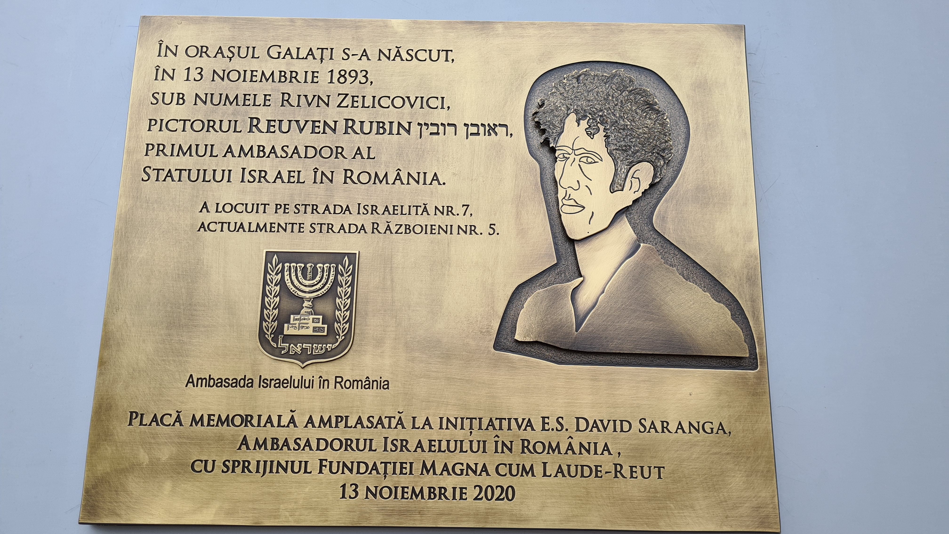 Bust pentru un gălățean care a uimit lumea