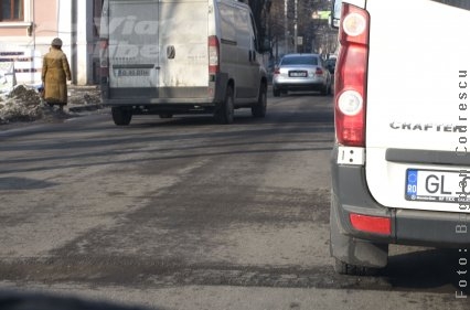 Un şanţ pe Domnească  