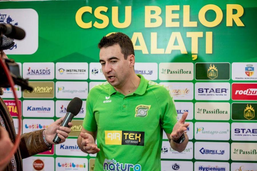 Interviu cu antrenorul Paul Bogdan, la finalul turului Diviziei A1 de volei feminin