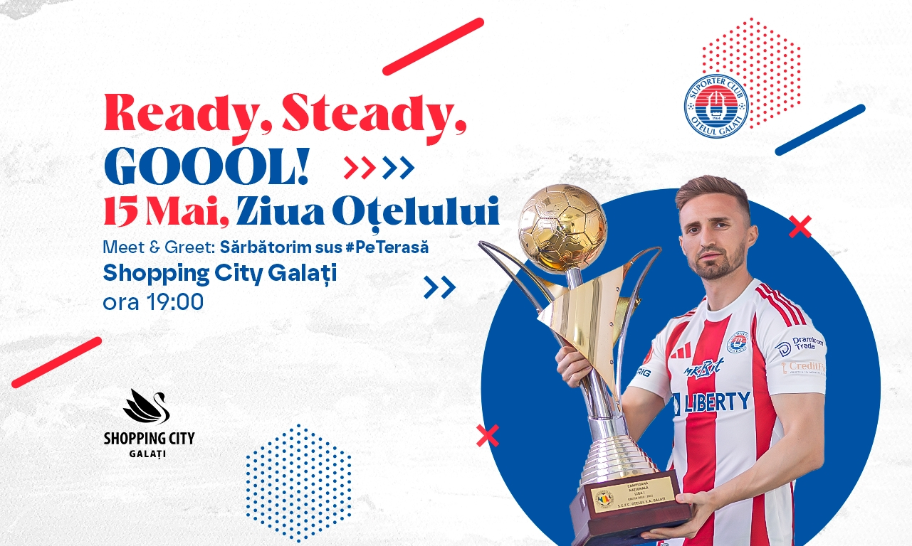 Ziua Oţelului, sărbătorită pe terasă la Shopping City