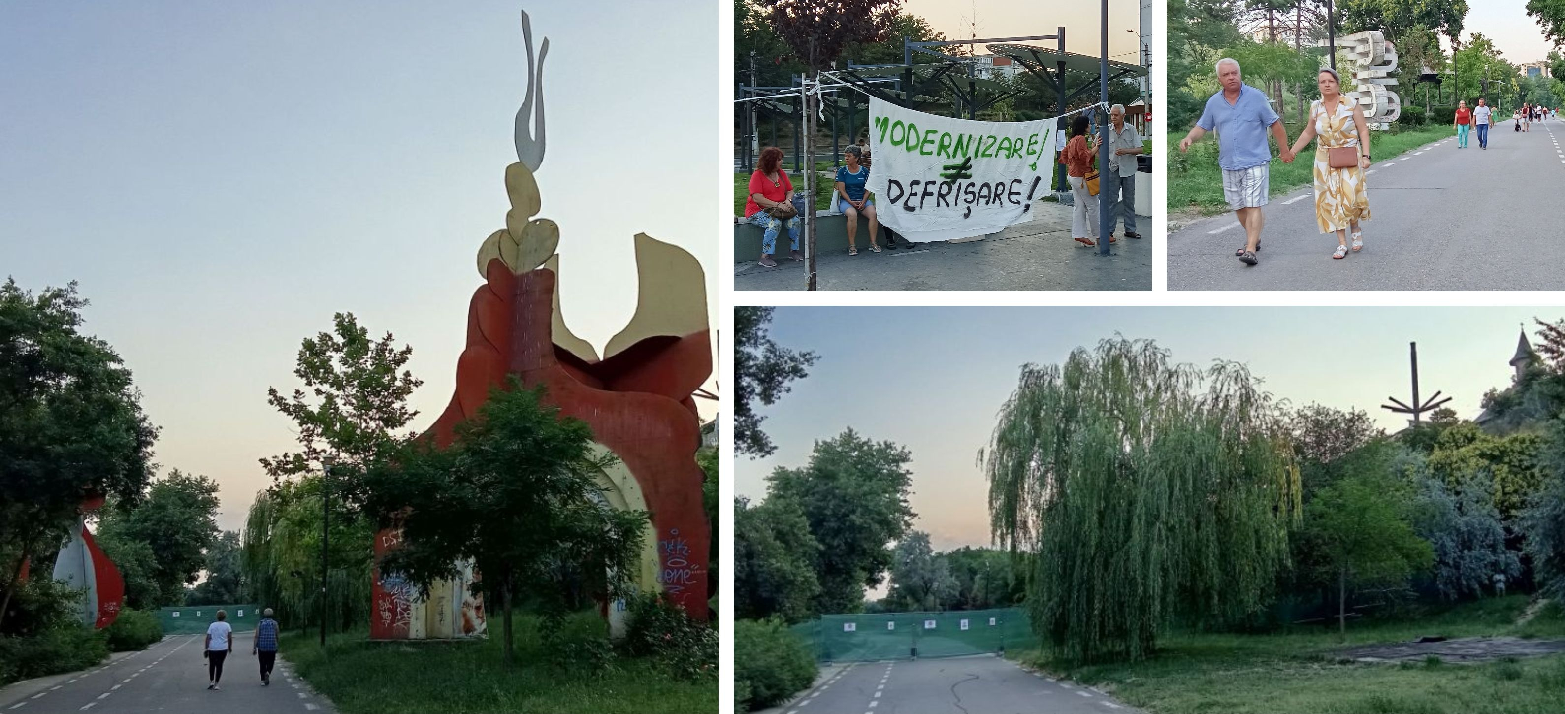 Până unde (mai) este deschisă Faleza Inferioară a Dunării. Continuă mobilizarea pentru salvarea arborilor