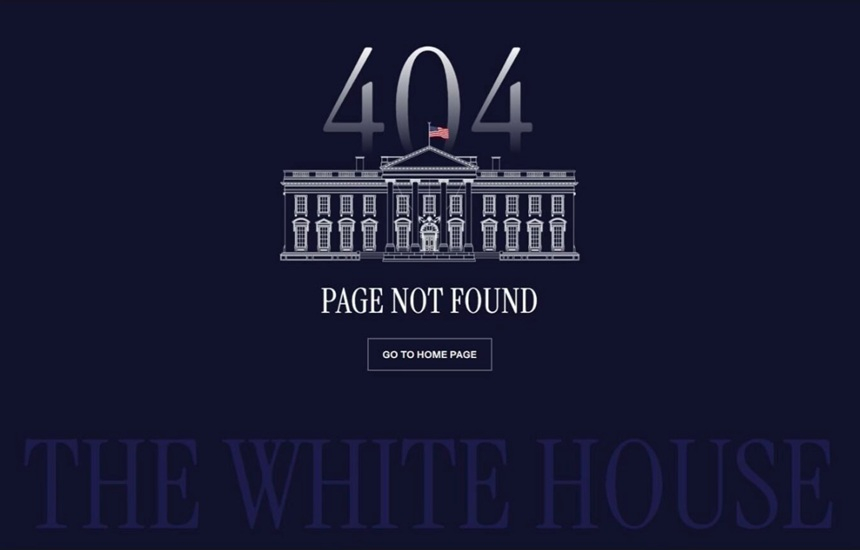 Versiunea spaniolă a site-ului Casei Albe a fost închisă