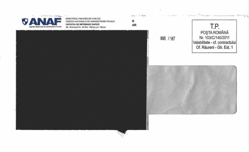 Încă o licitație pentru plicuri, la ANAF
