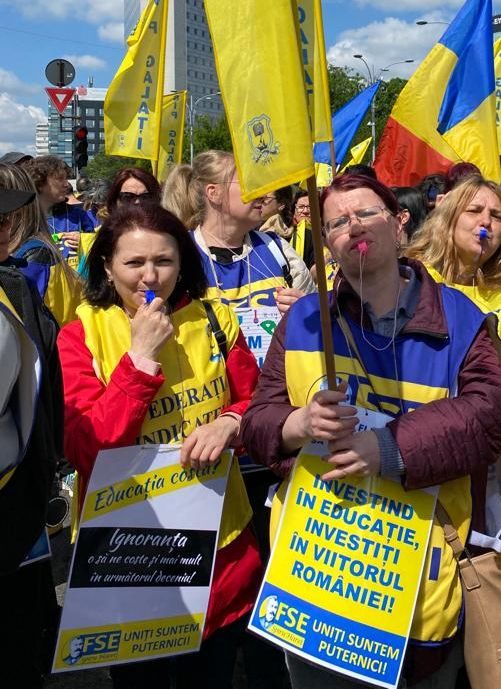 „Renunţarea la grevă înseamnă 20-30 de ani de salarii de mizerie”