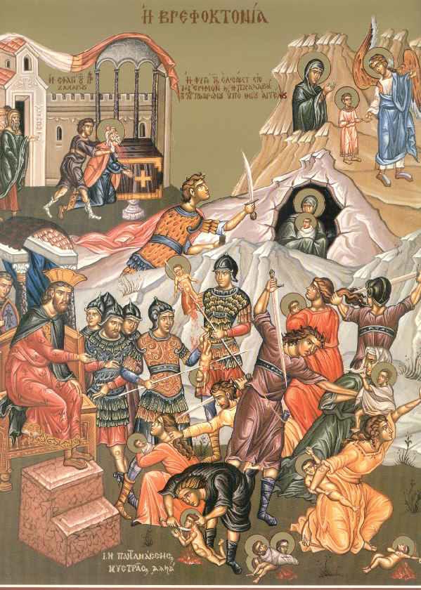 Duminică, 29 decembrie/ Sfinţii 14.000 de prunci ucişi de Irod